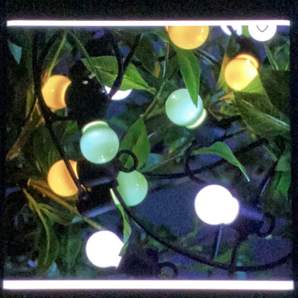 IKEA SOLVINDEN String Lights with White, Yellow, and Green Accents - Picture 5 of 9